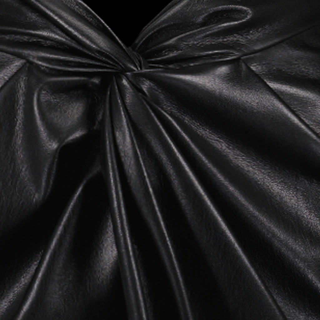 Jupes Jupe en similicuir MSGM Noir Femme