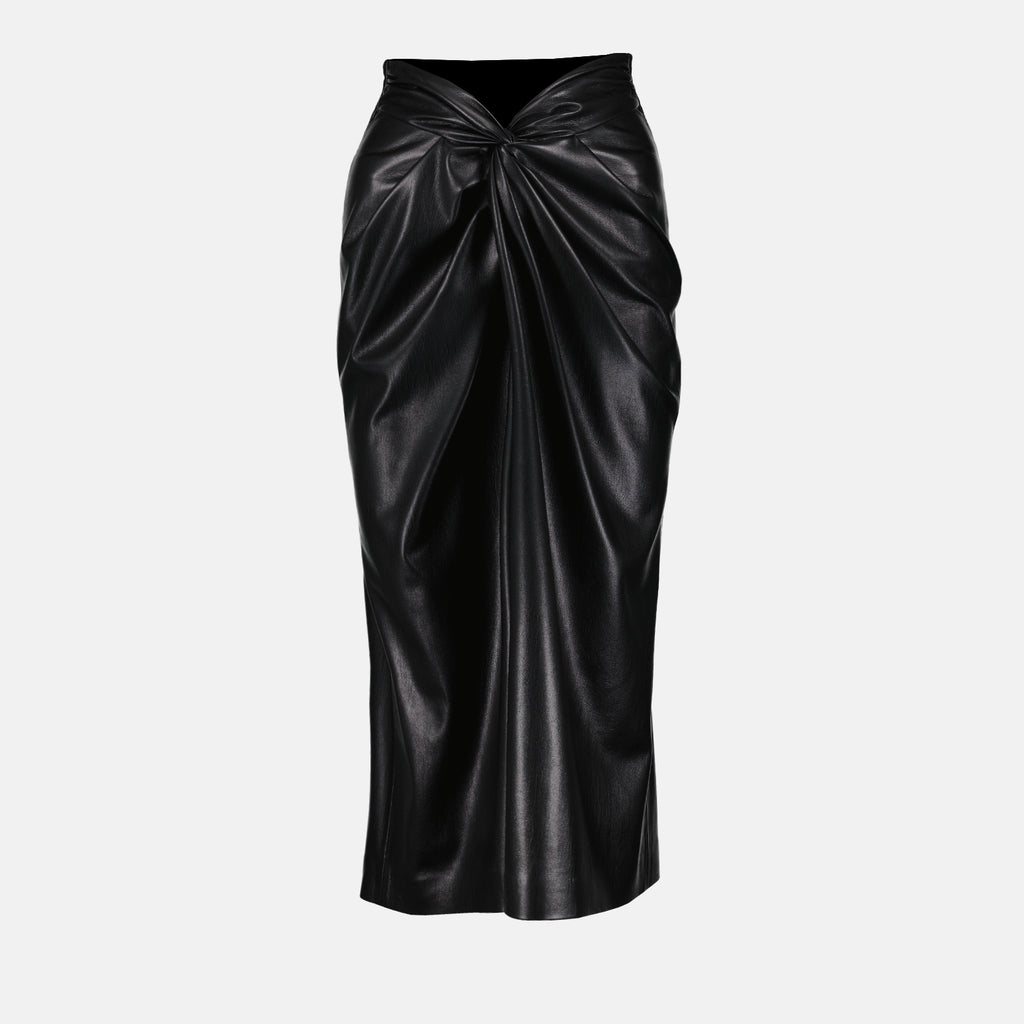 Jupes Jupe en similicuir MSGM Noir Femme