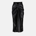 Jupes Jupe en similicuir MSGM Noir Femme