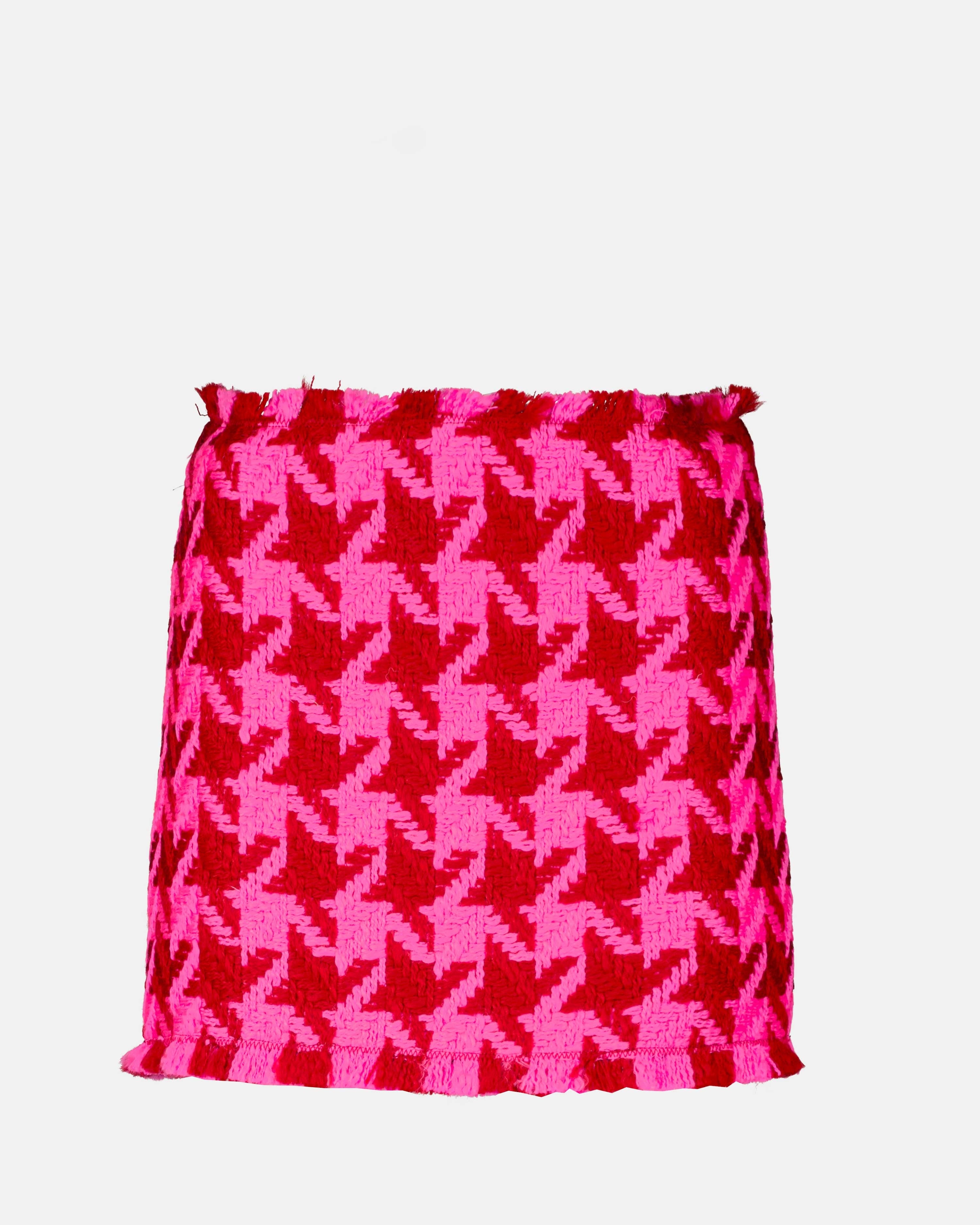 Jupes Jupe pied de poule Versace Rouge Femme