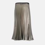 Jupes Jupe plissée Prada Argenté Femme