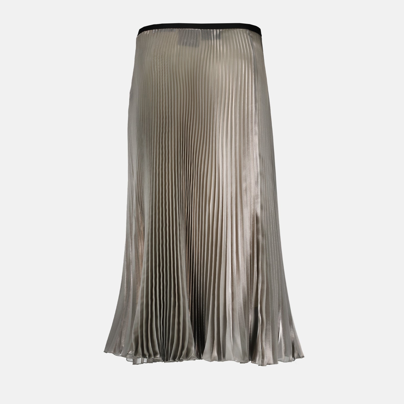 Jupes Jupe plissée Prada Argenté Femme