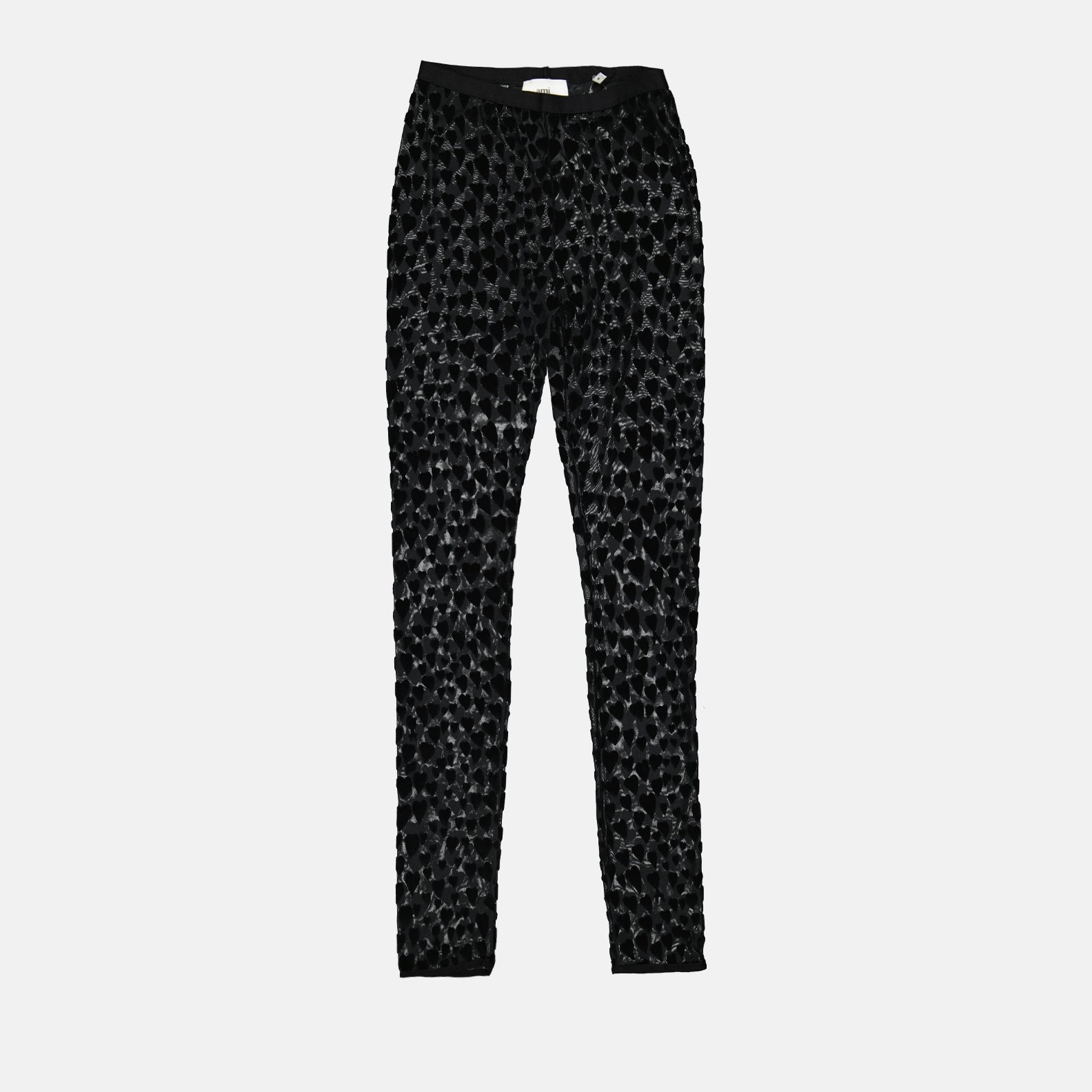 Pantalons Legging en velours Ami PARIS Noir Femme