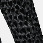 Pantaloni Leggings in Velluto Ami PARIS Nero Donne