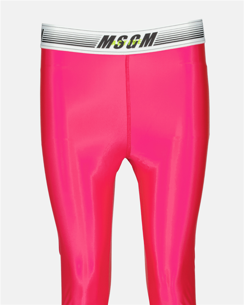 Pantalons Legging de sport MSGM Rose Femme