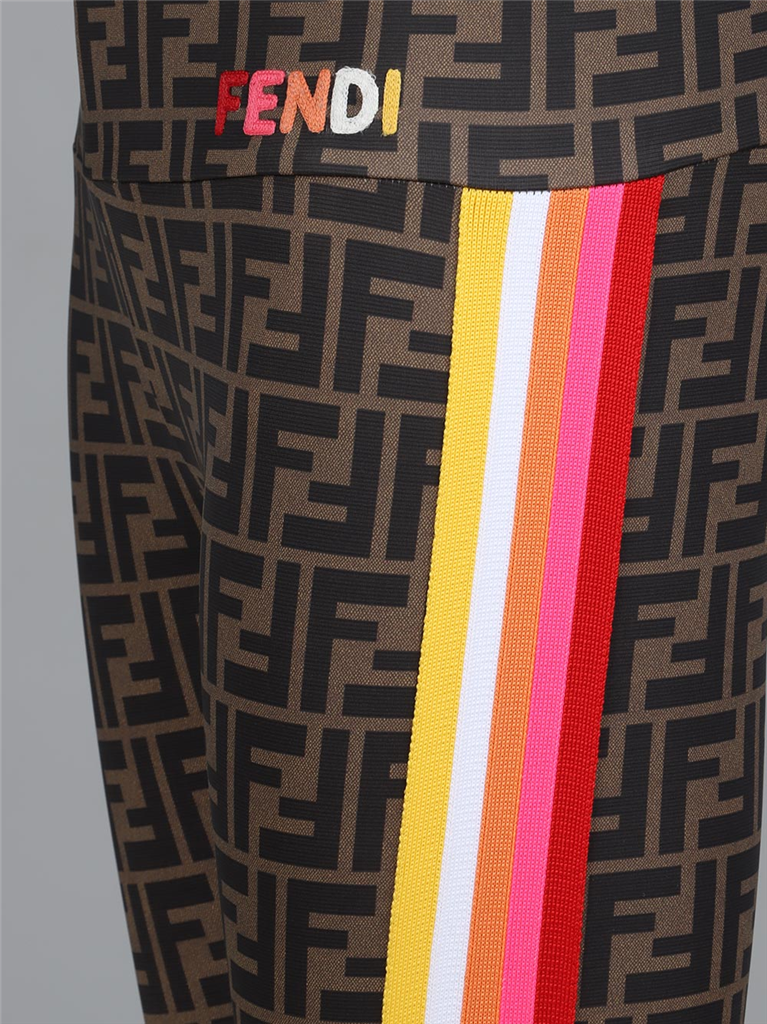 Vêtements Legging FF Fendi Marron Enfants