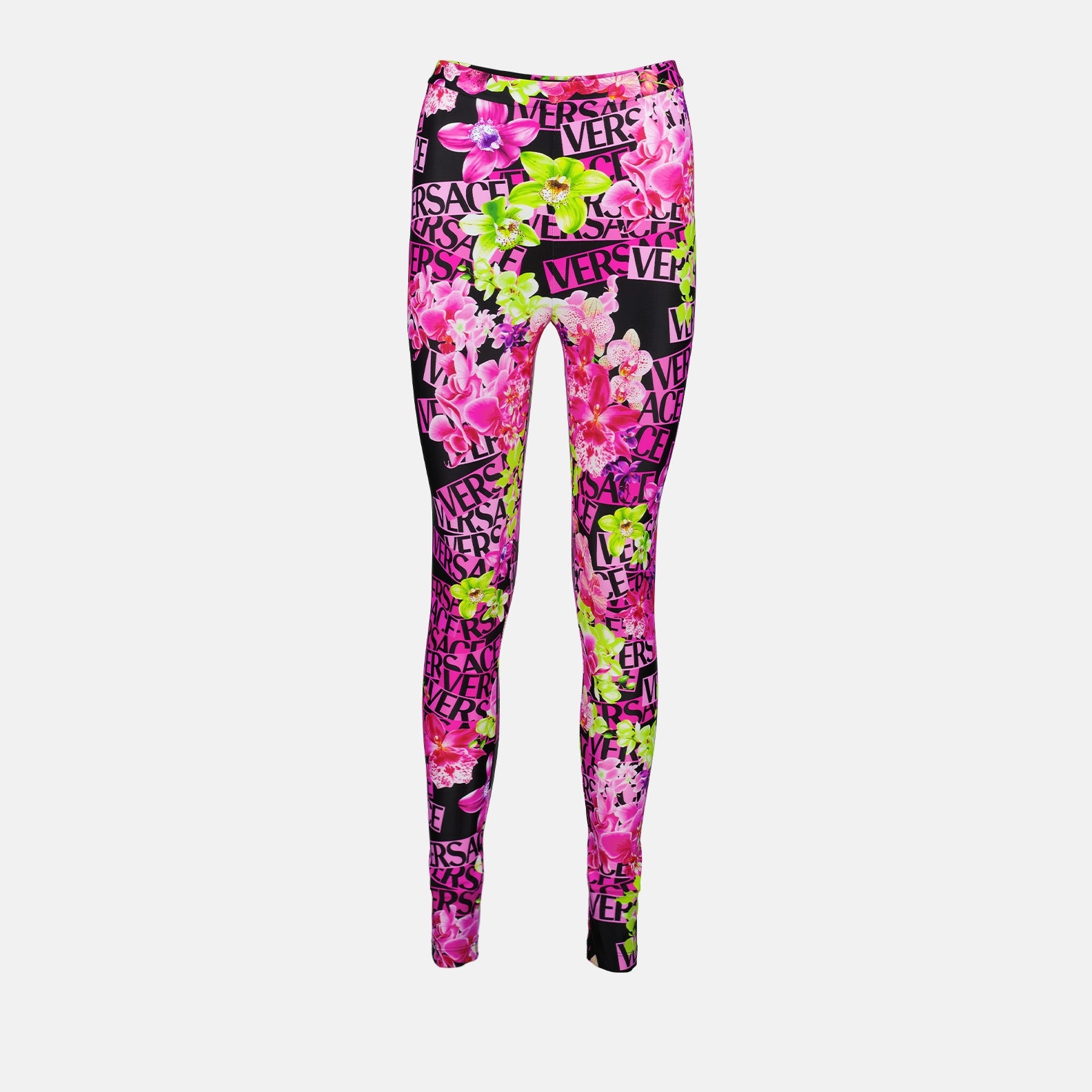 Pantalons Legging Medusa Orchid Versace Rose Femme