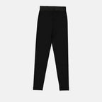 Pantalons Legging à logo Dolce & Gabbana Noir Femme