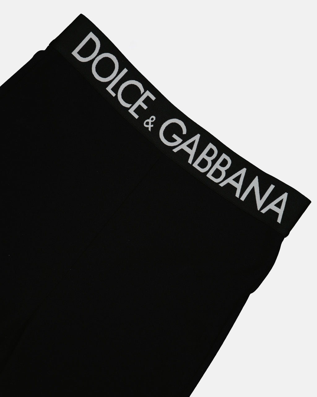 Pantalons Legging à logo Dolce & Gabbana Noir Femme