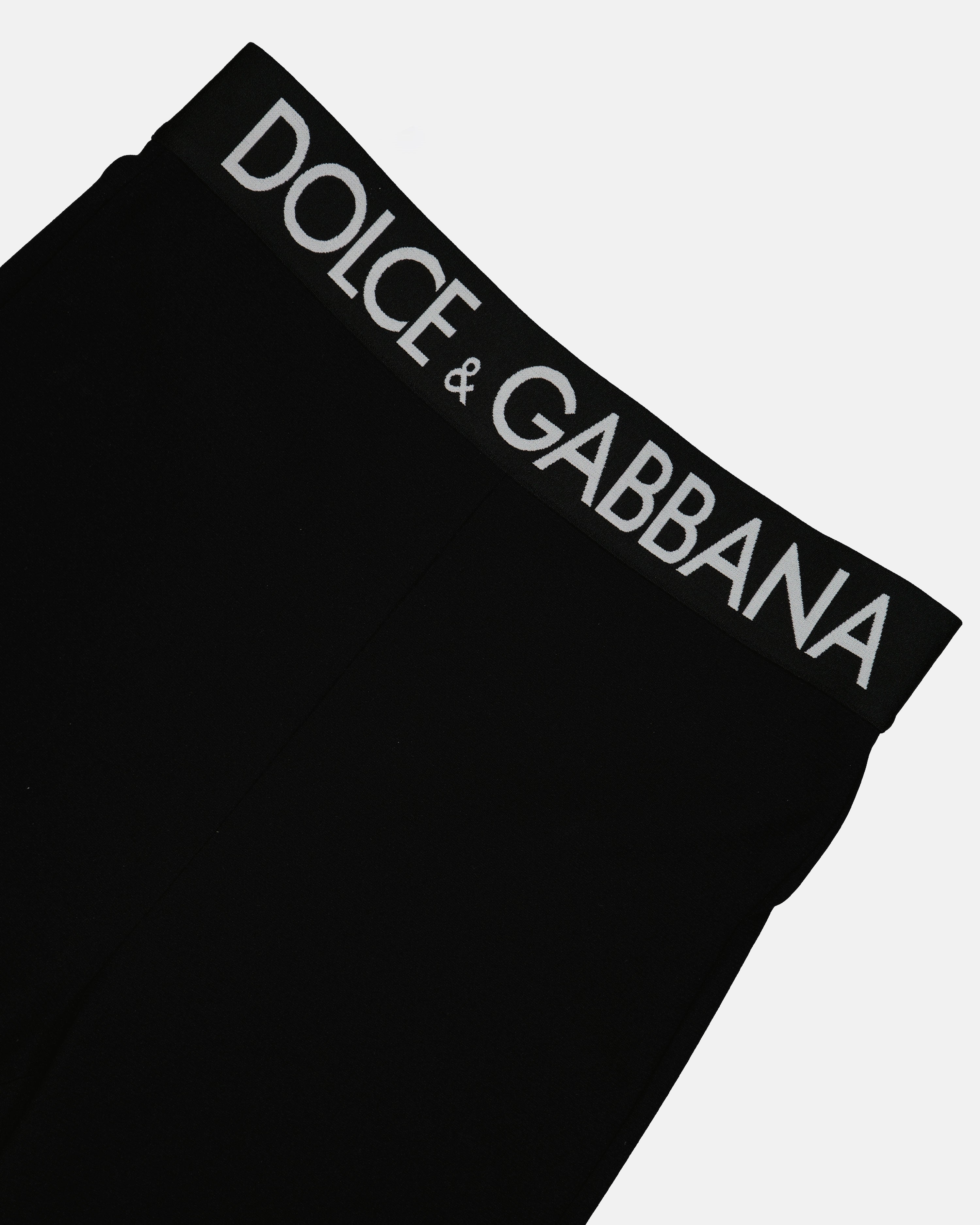 Pantalons Legging à logo Dolce & Gabbana Noir Femme