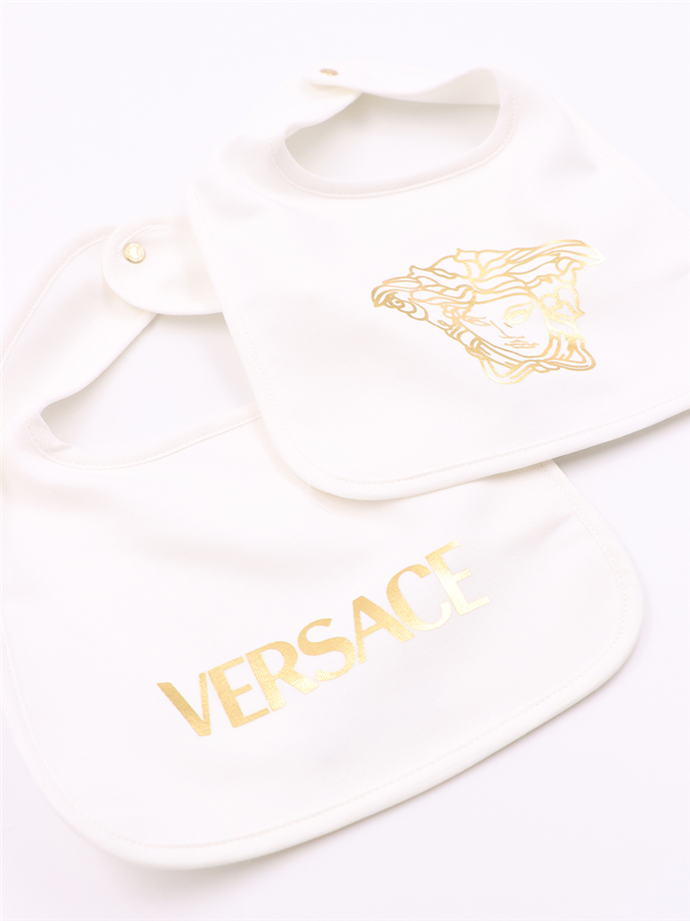 Accessori Lot de bavoirs Medusa Versace Bianco Bambini
