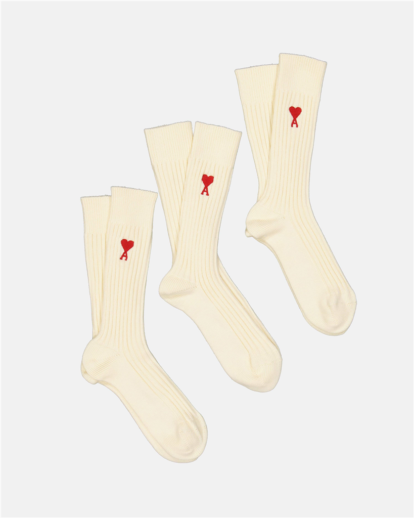 Sous-vêtements et homewear Lot de chaussettes Ami PARIS Beige Unisexe