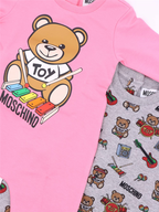 Abbigliamento Lot de deux bodies Moschino Rosa Bambini
