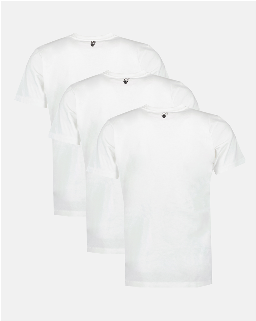 T-shirts Lot de T-shirts Off-White Blanc Homme