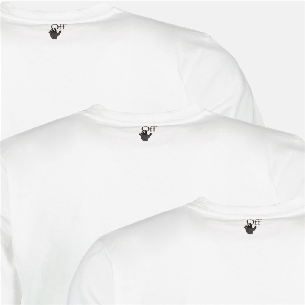 T-shirts Lot de T-shirts Off-White Blanc Homme
