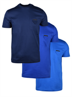 T-shirts Lot de T-shirts Prada Bleu Homme