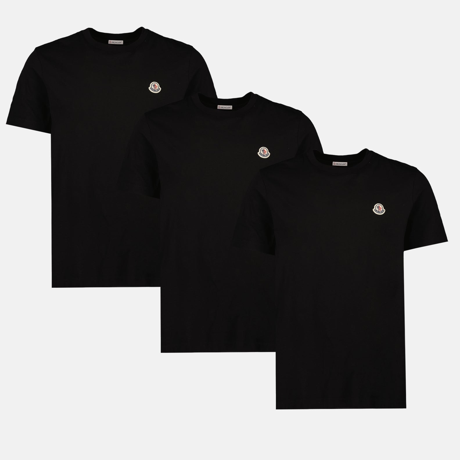 T-shirts Lot de T-shirts Moncler Noir Homme