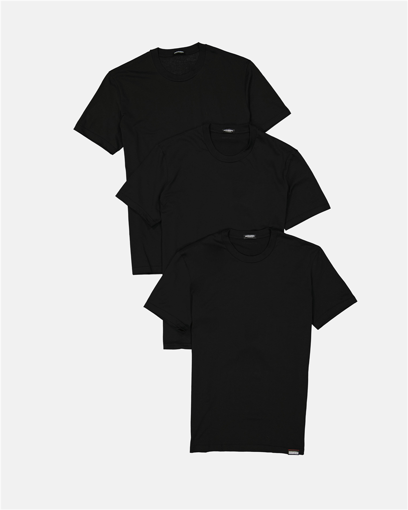 T-shirts Lot de t-shirts Dsquared2 Noir Homme