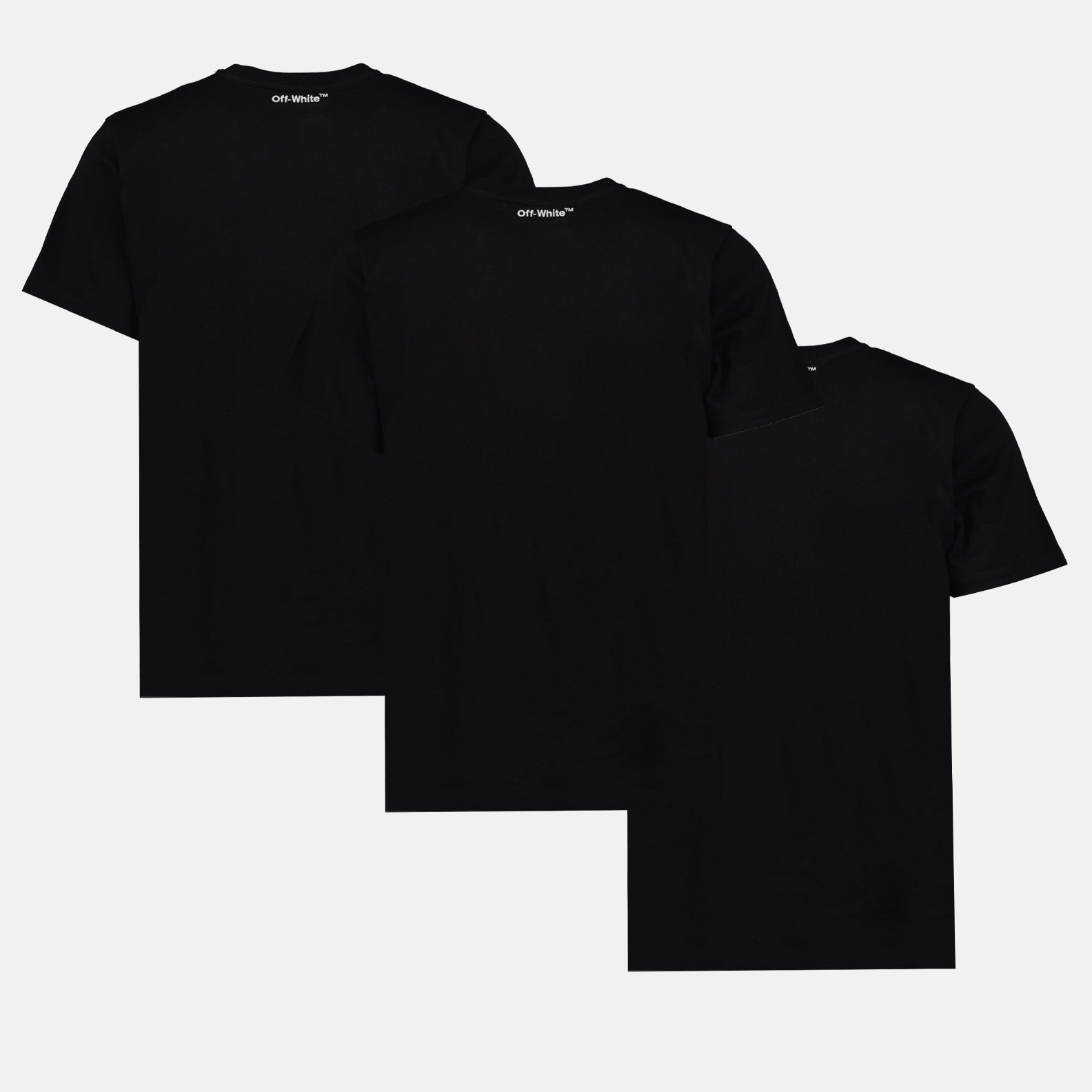 T-shirts Lot de trois T-shirts Off-White Noir Homme