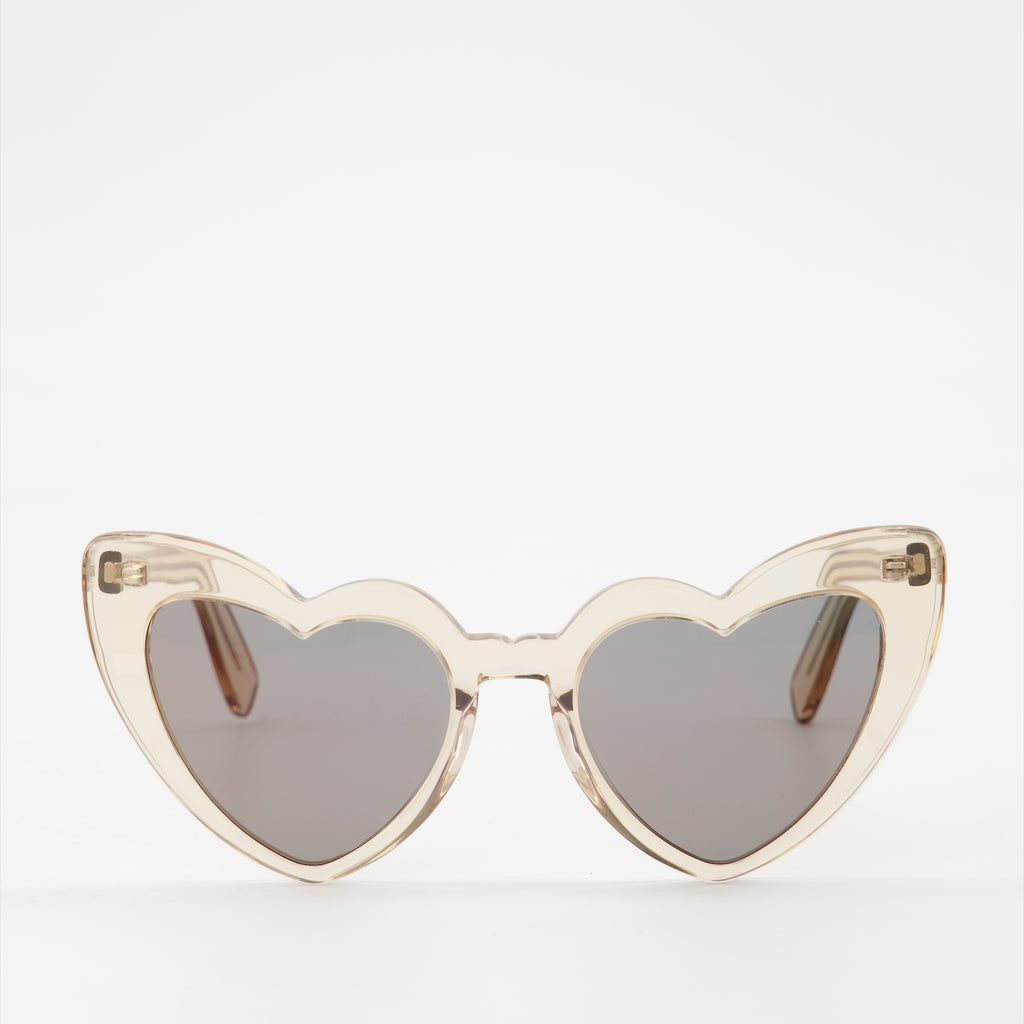 Lunettes Lunettes 181 LOULOU Saint Laurent Beige Homme