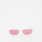 Lunettes Lunettes de soleil Graffiti Alexander McQueen Blanc Femme