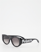 Lunettes Lunettes de soleil Graffiti Alexander McQueen Noir Femme
