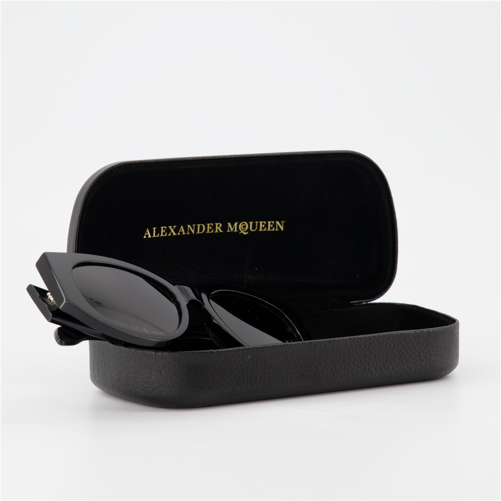 Lunettes Lunettes de soleil Graffiti Alexander McQueen Noir Femme