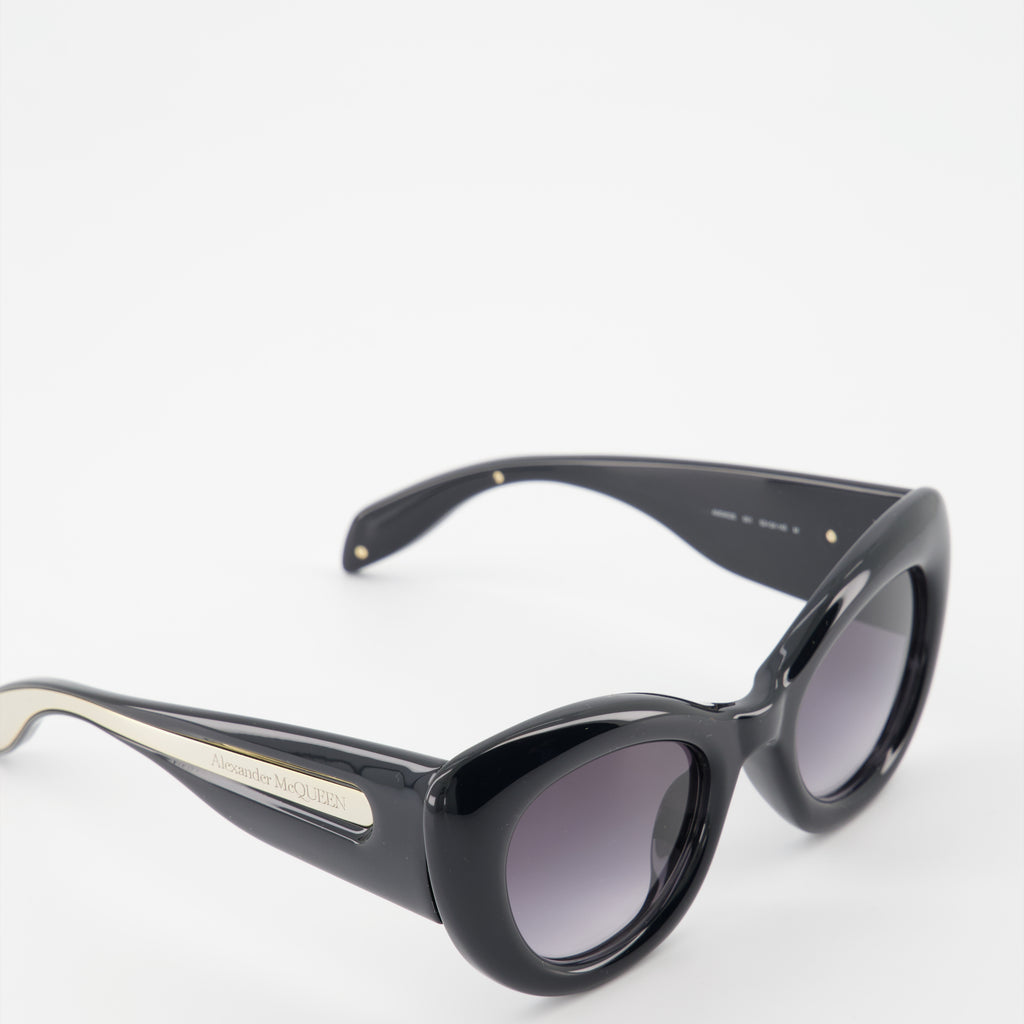 Lunettes Lunettes de soleil The Curve Alexander McQueen Noir Femme
