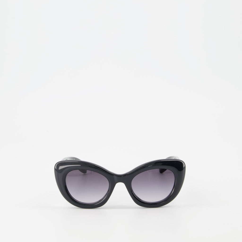 Lunettes Lunettes de soleil The Curve Alexander McQueen Noir Femme