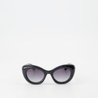 Lunettes Lunettes de soleil The Curve Alexander McQueen Noir Femme