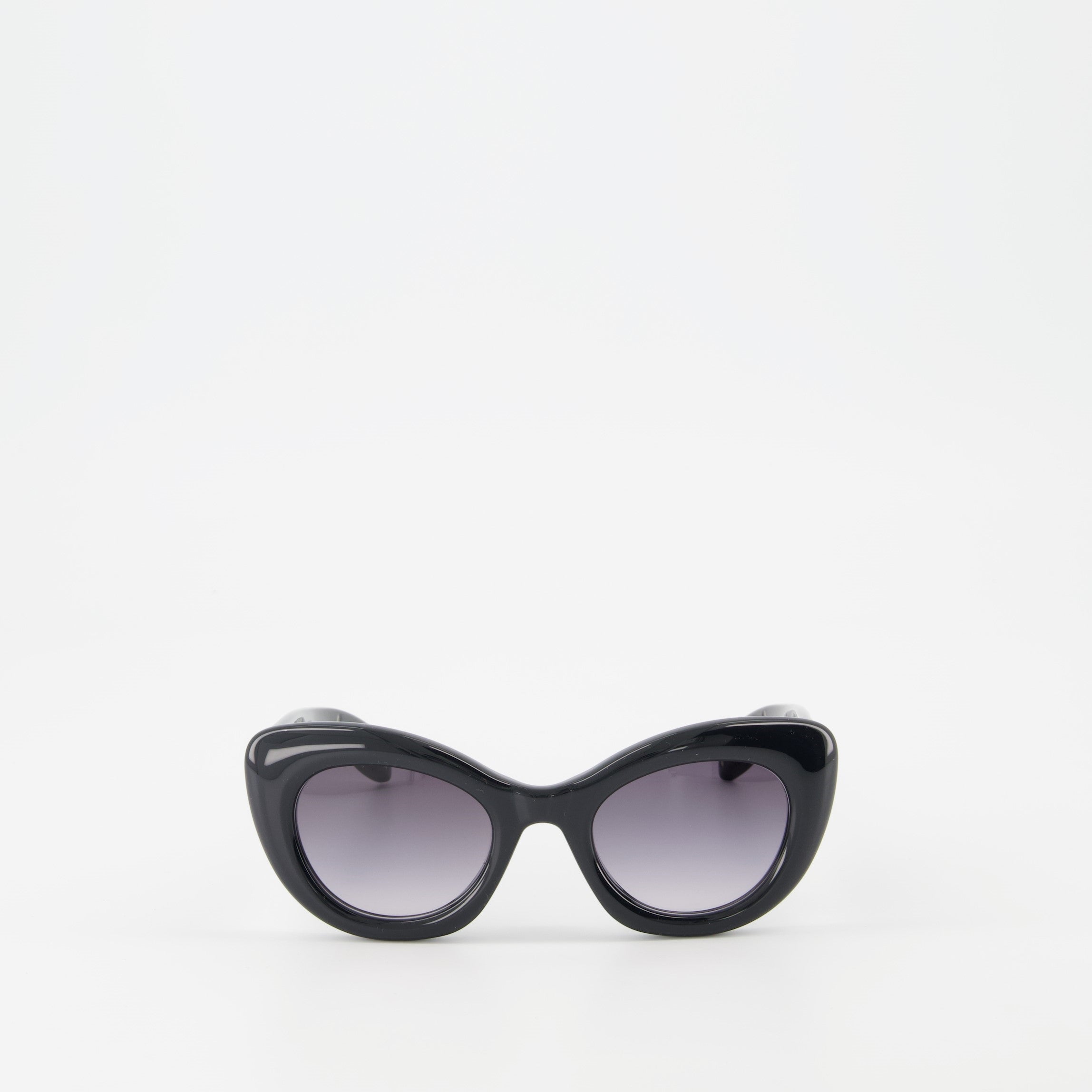 Lunettes Lunettes de soleil The Curve Alexander McQueen Noir Femme