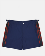 Beachwear Maillot à logo Alexander McQueen Bleu Homme