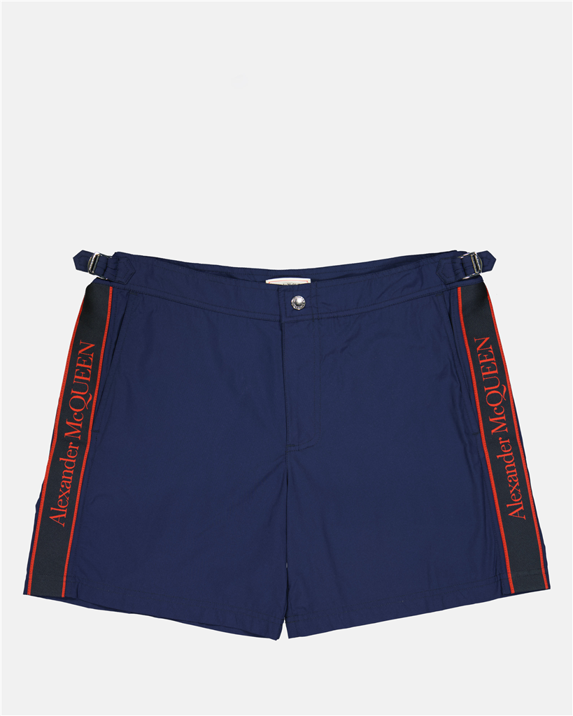 Beachwear Maillot à logo Alexander McQueen Bleu Homme