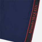 Beachwear Maillot à logo Alexander McQueen Bleu Homme