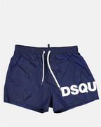 Shorts Maillot de bain à logo Dsquared2 Blu Homme