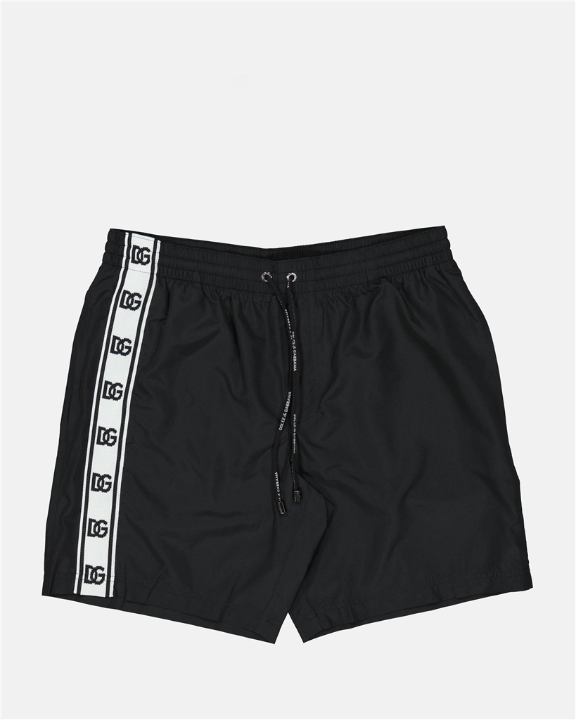 Beachwear Maillot de bain à logo DG Dolce & Gabbana Noir Homme