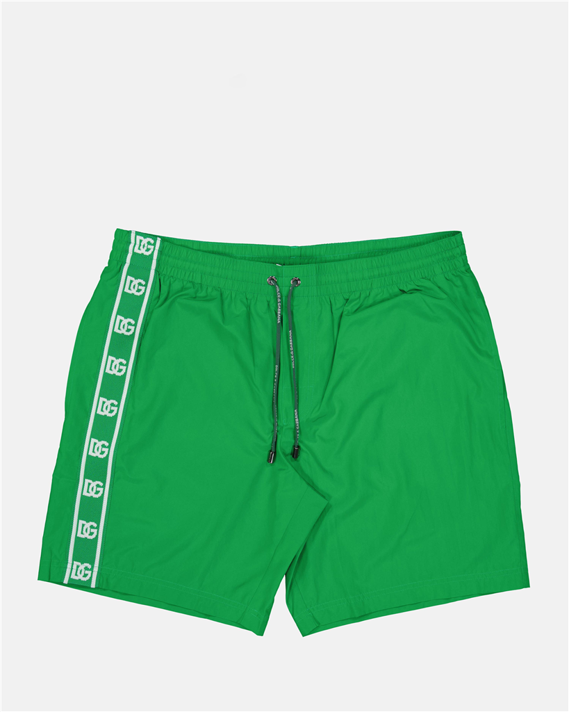 Beachwear Maillot de bain à logo DG Dolce & Gabbana Vert Homme