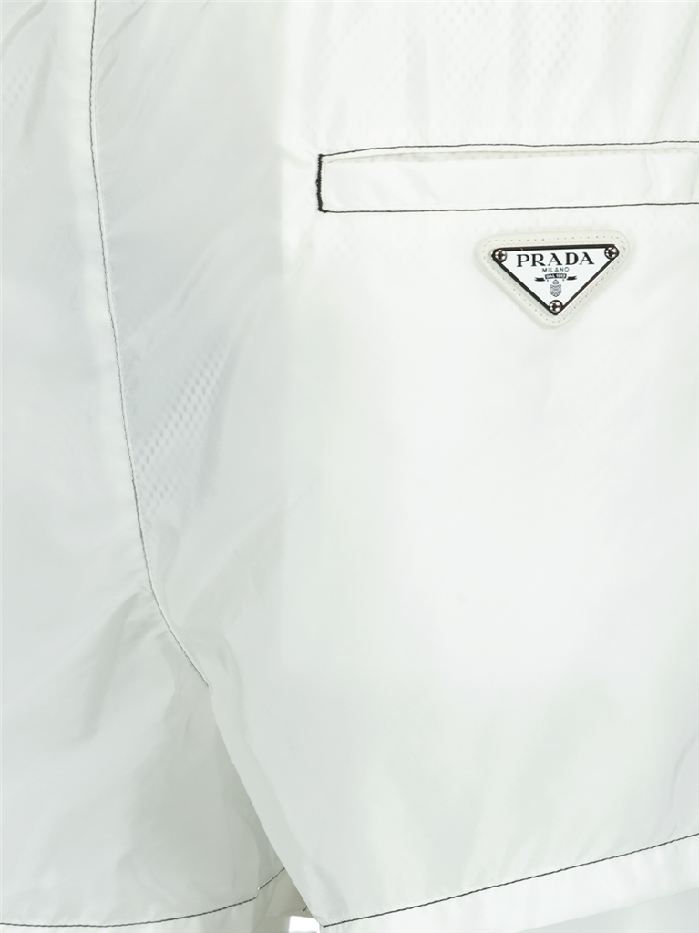 Beachwear Maillot de bain Prada Blanc Homme