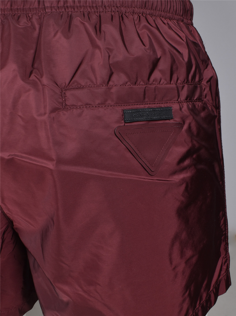 Beachwear Maillot de bain Prada Bordeaux Homme