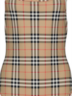 Beachwear Maillot de bain à carreaux Burberry Beige Femme