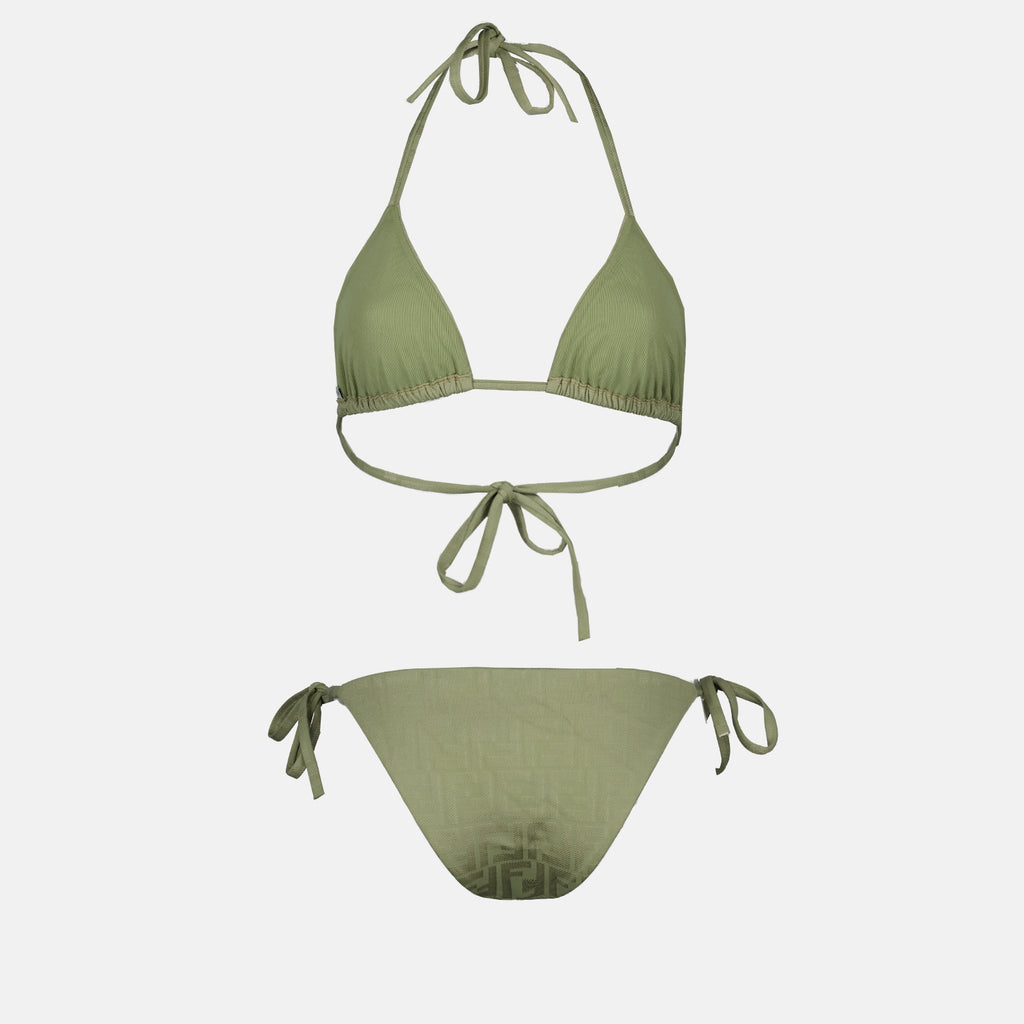Beachwear Maillot de bain en Lycra Fendi Vert Femme