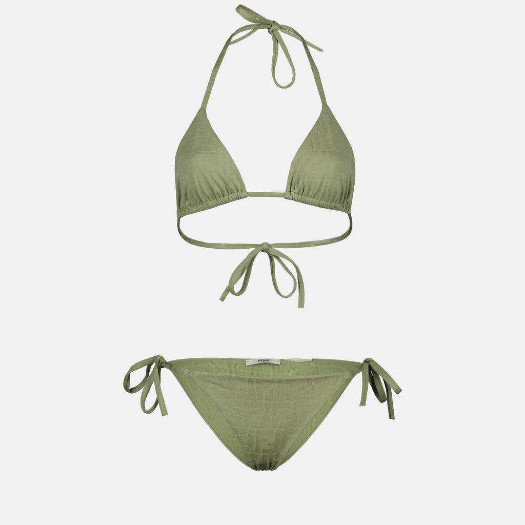 Beachwear Maillot de bain en Lycra Fendi Vert Femme