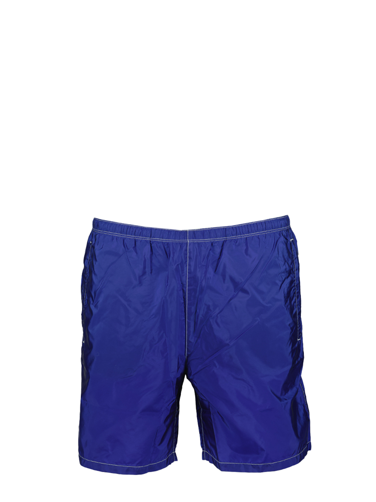 Beachwear Maillot de bain en Re-Nylon Prada Bleu Homme