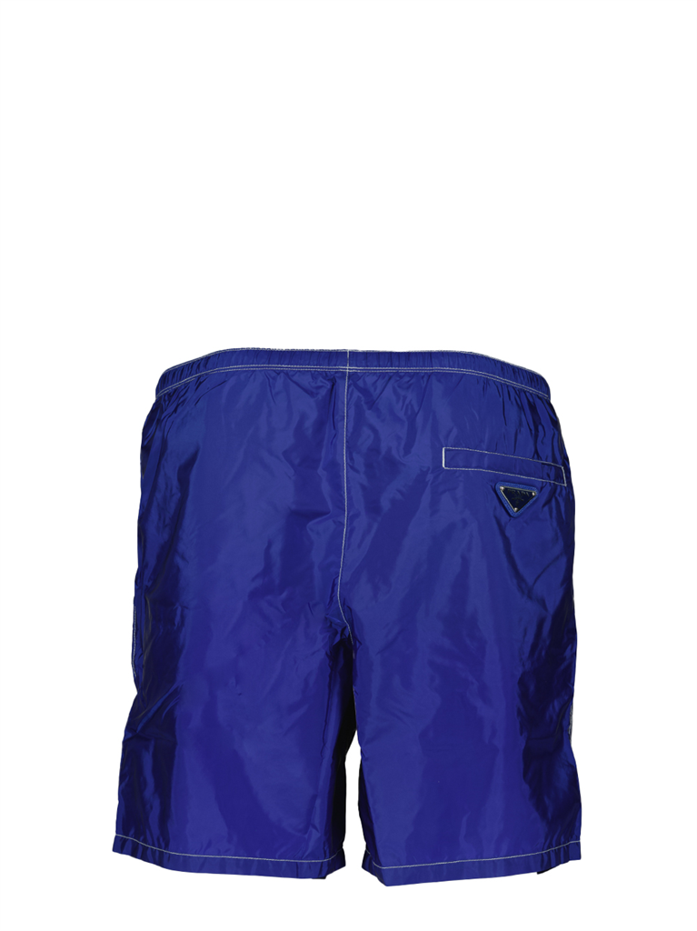Beachwear Maillot de bain en Re-Nylon Prada Bleu Homme