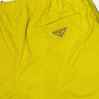 Beachwear Maillot de bain en Re-Nylon Prada Jaune Homme