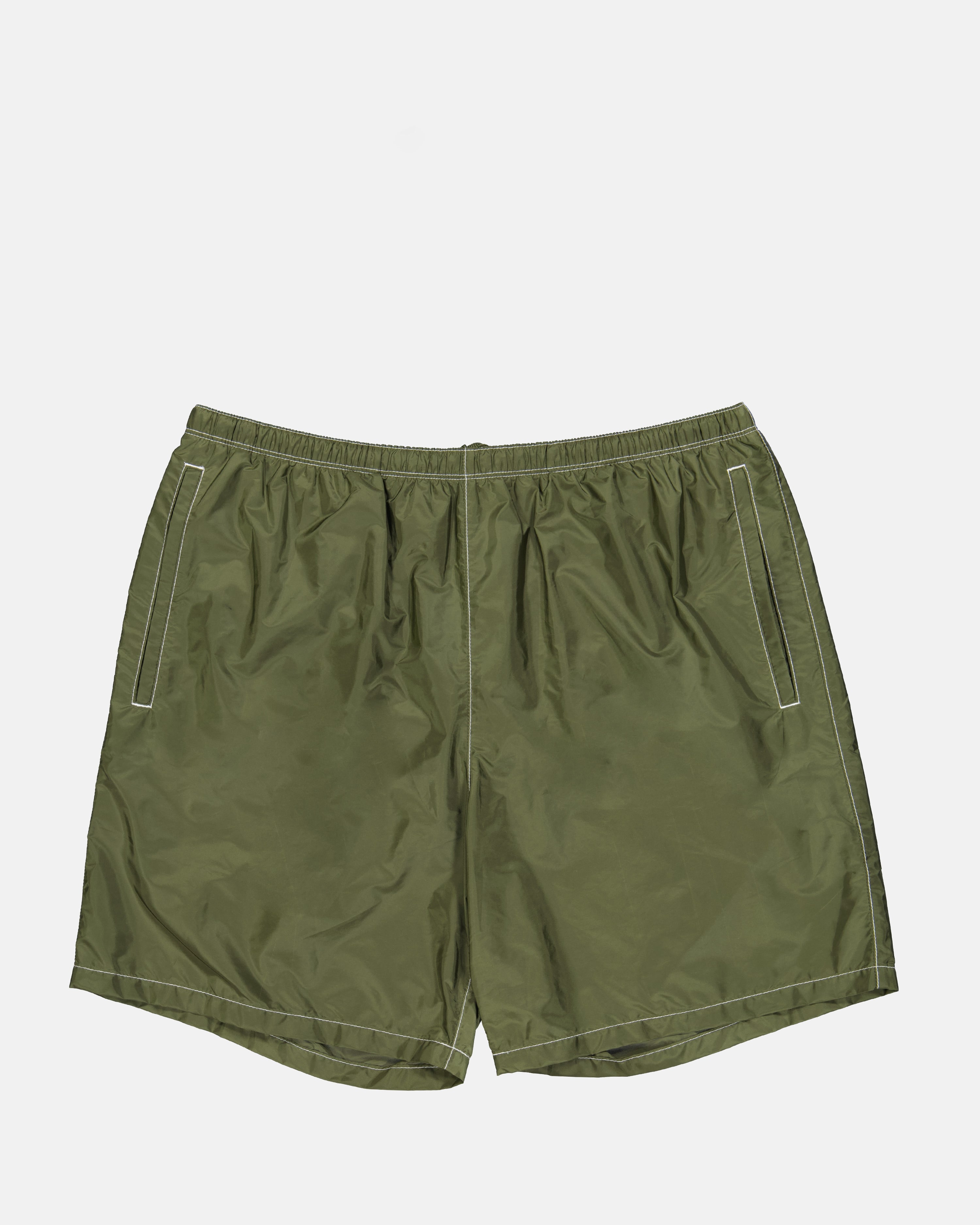 Beachwear Maillot de bain en Re-Nylon Prada Kaki Homme