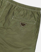 Beachwear Maillot de bain en Re-Nylon Prada Kaki Homme
