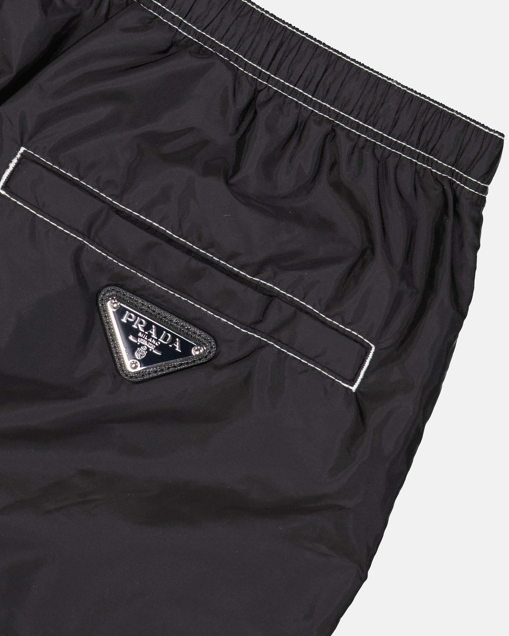 Beachwear Maillot de bain en Re-Nylon Prada Noir Homme