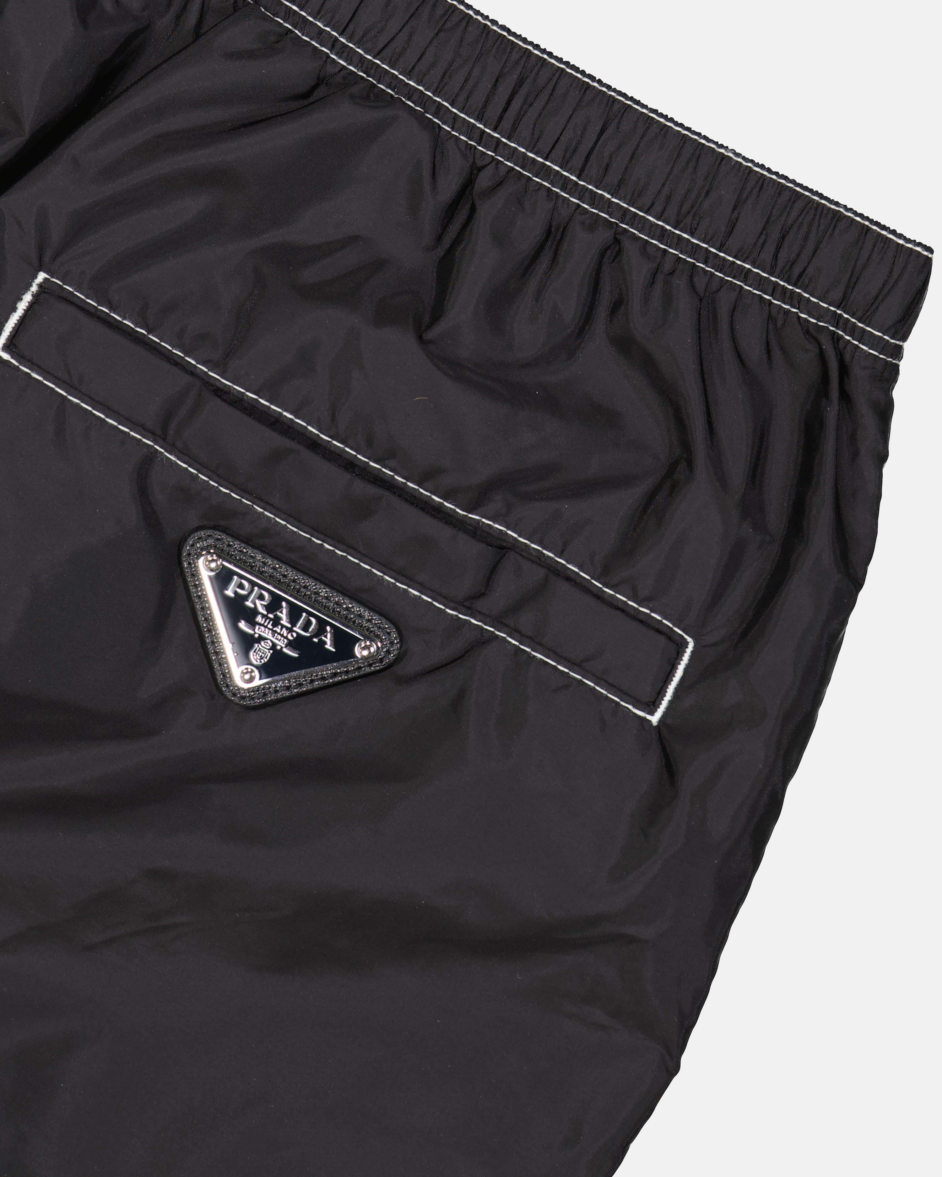 Beachwear Maillot de bain en Re-Nylon Prada Noir Homme