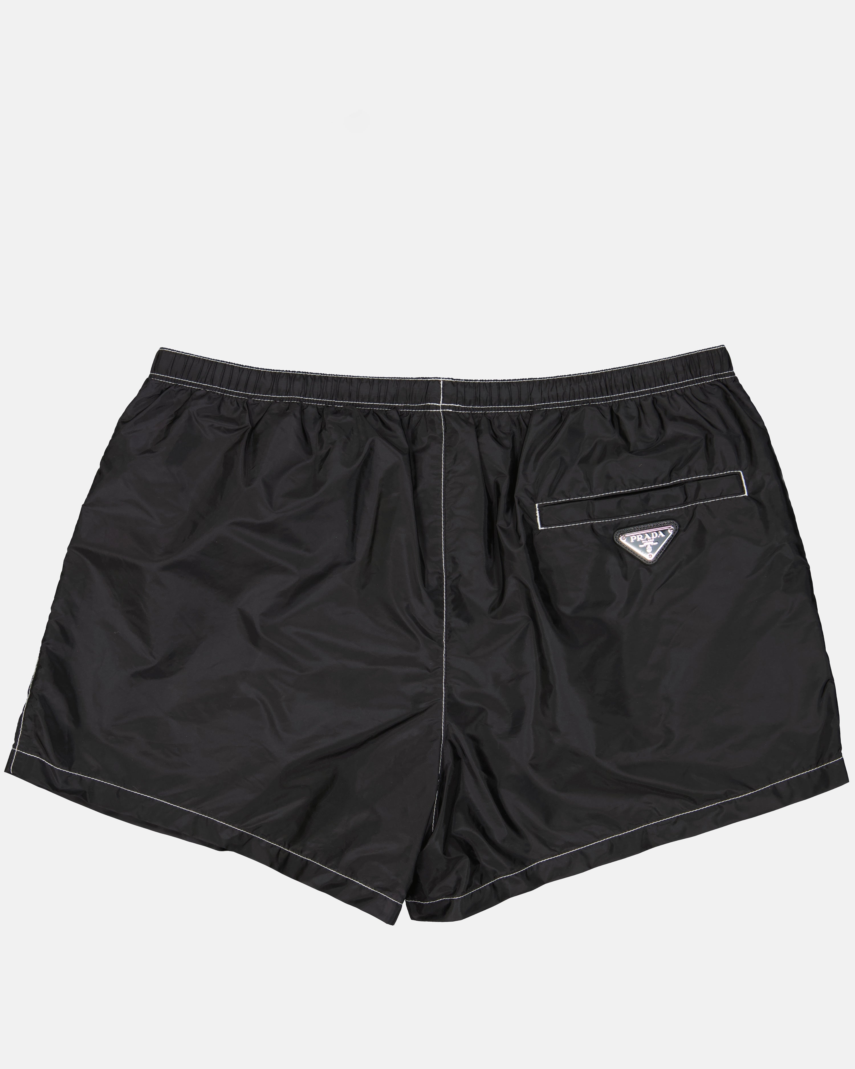 Beachwear Maillot de bain en Re-Nylon Prada Noir Homme